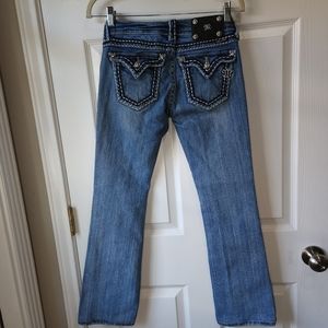 Miss Me medium wash bootcut women's jeans size 26 style JS5014823